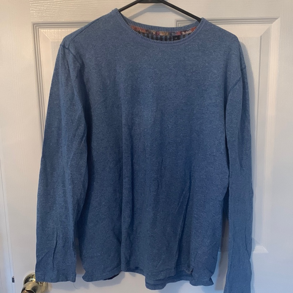 Robert graham cotton long sleeve pull over